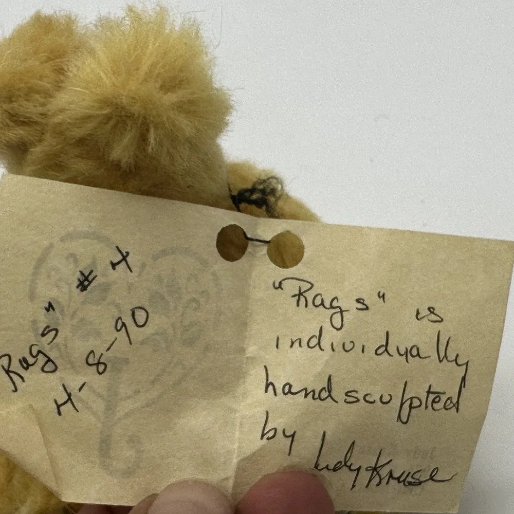 Artist Sculpted Bear By Judy Kruse 5.5